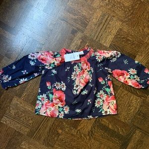 Baby Gap floral Smocked shirt